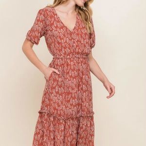 All in favor midi dress